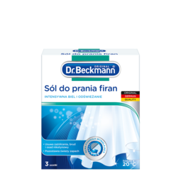 Dr. Beckmann Sól do prania firan - intensywnie czyści i odświeża